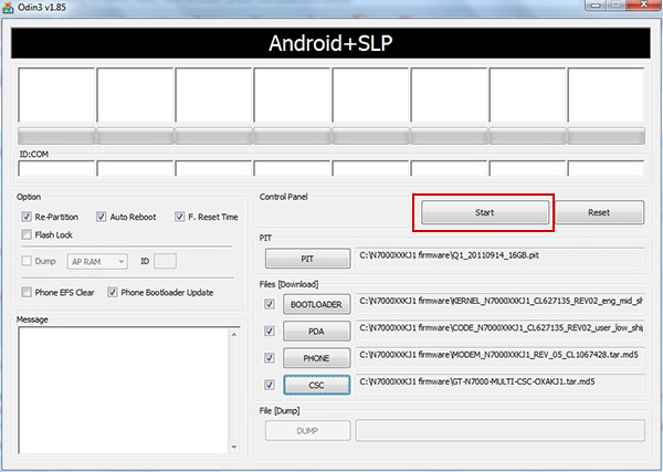 Samsung GT-N7000 Galaxy Note Odin3 flashing 11 1.jpg